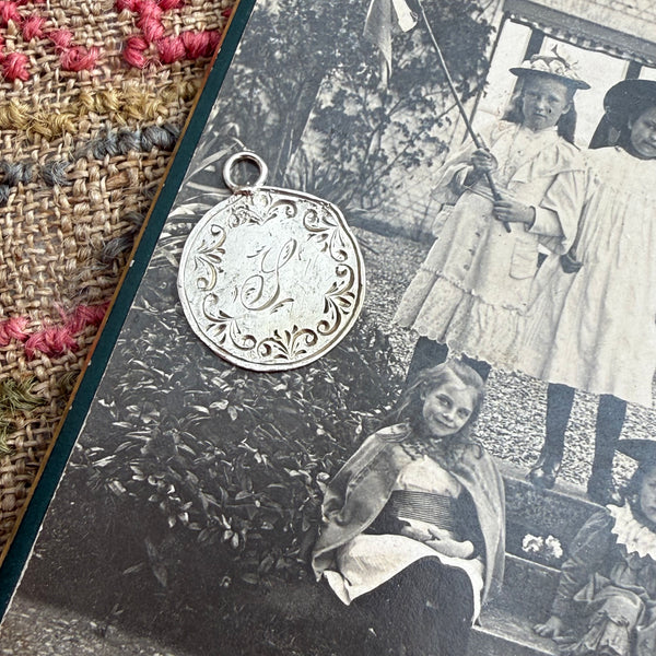 Victorian S Love Token Charm