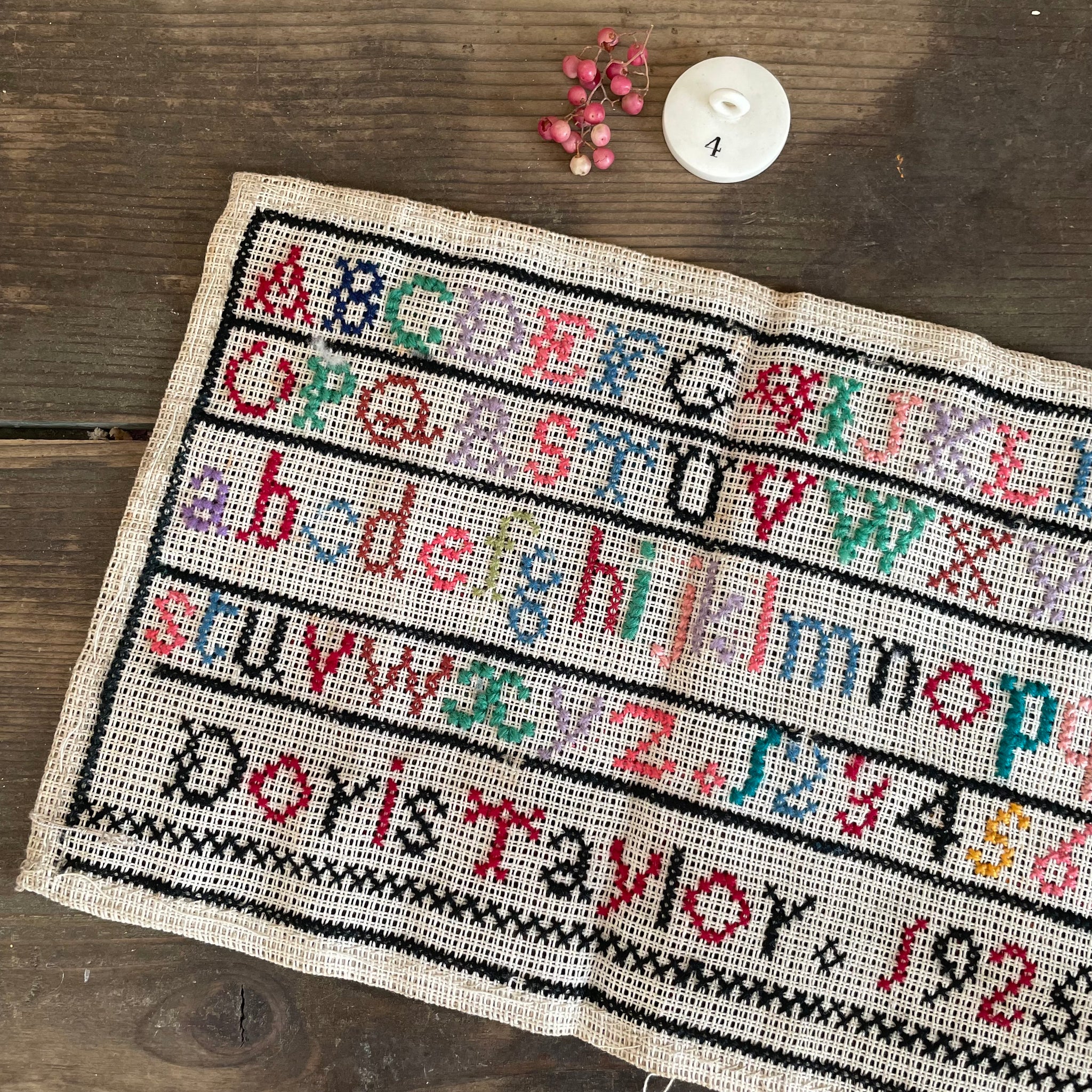 Antique Alphabet Cross Stitch