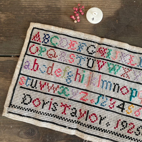 Antique Alphabet Cross Stitch