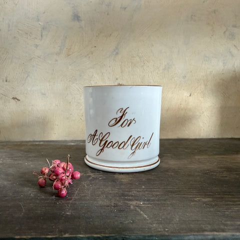 Victorian 'For A Good Girl' Mug