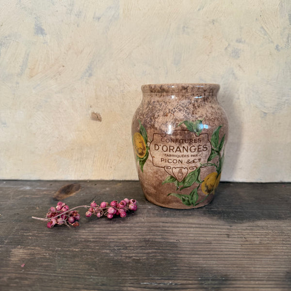 Antique French Confiture D'oranges