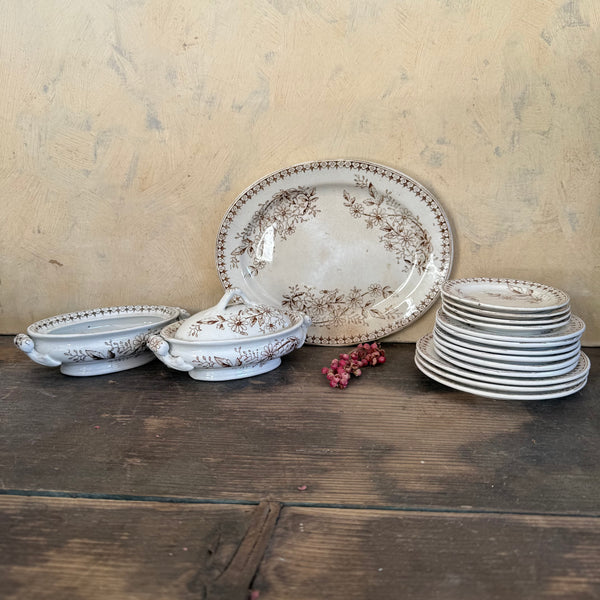 Antique Floral Childs Tea Set