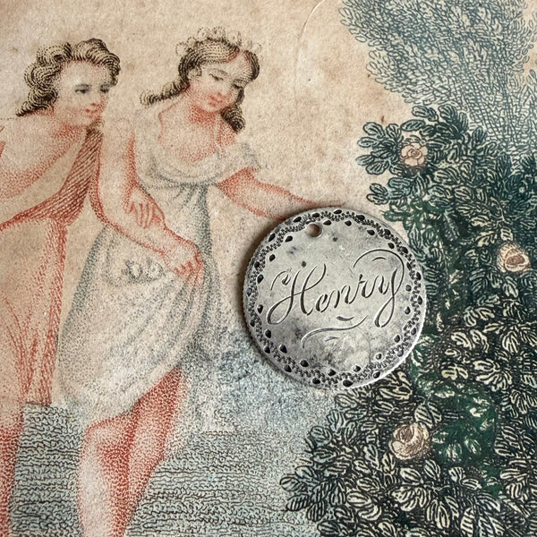Victorian Henry Love Token Charm