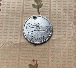 Victorian Emma Shoe Love Token Charm