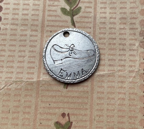 Victorian Emma Shoe Love Token Charm