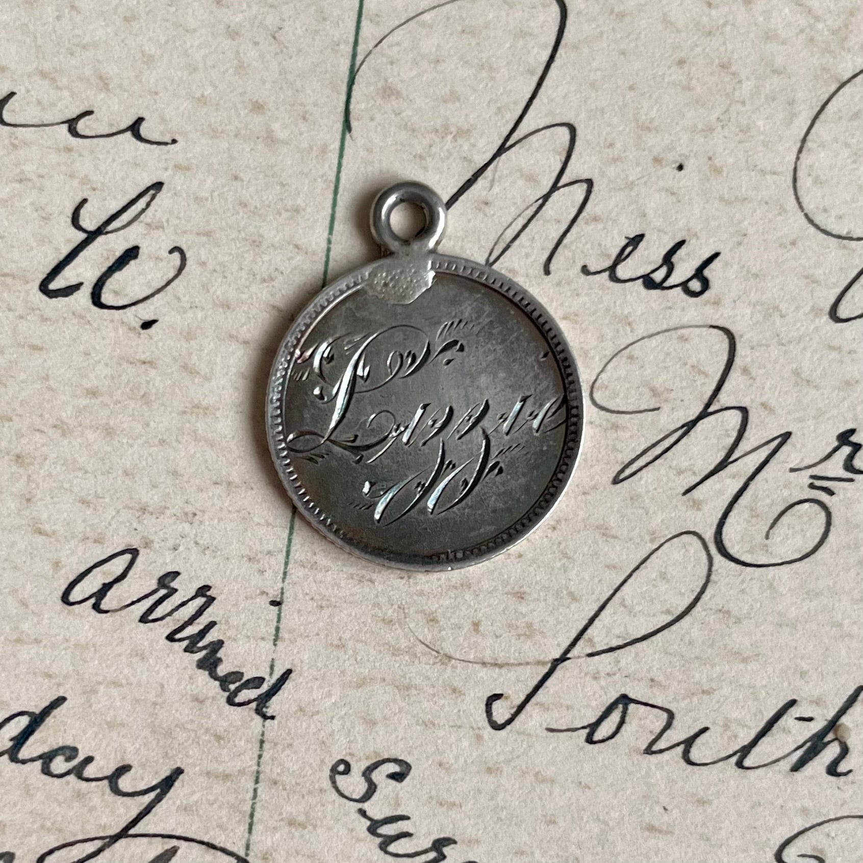 Victorian Lizzie Love Token Charm