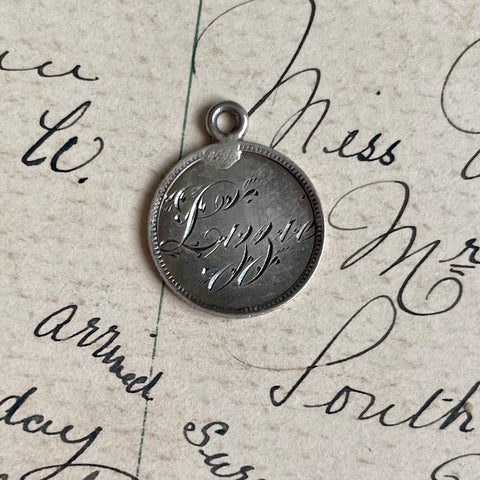 Victorian Lizzie Love Token Charm