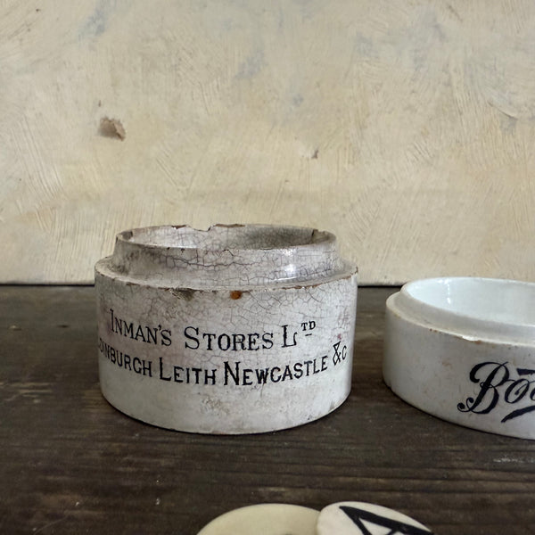 Victorian Chemist Pots