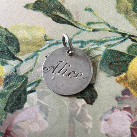 Victorian Alice Love Token Charm