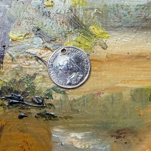 Victorian JM Love Token Charm