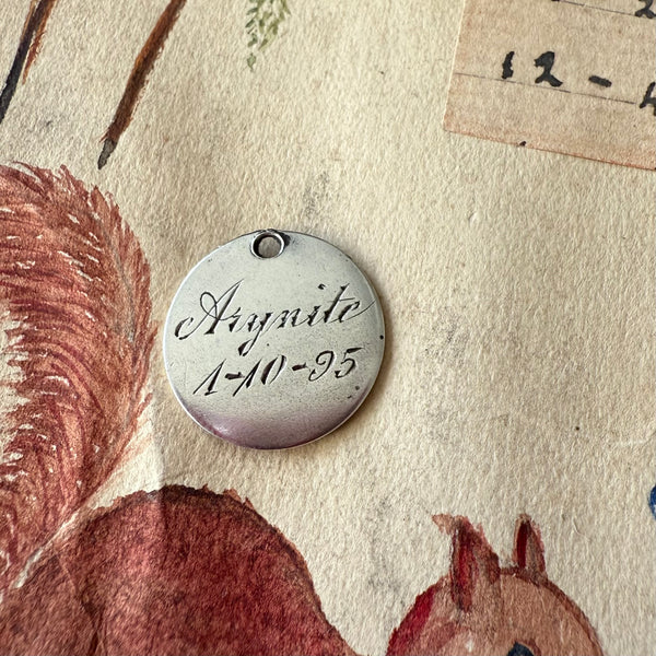 Victorian Argnite Love Token Charm
