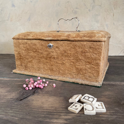 Antique Velvet Box