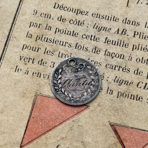 Victorian Auntie Love Token Charm