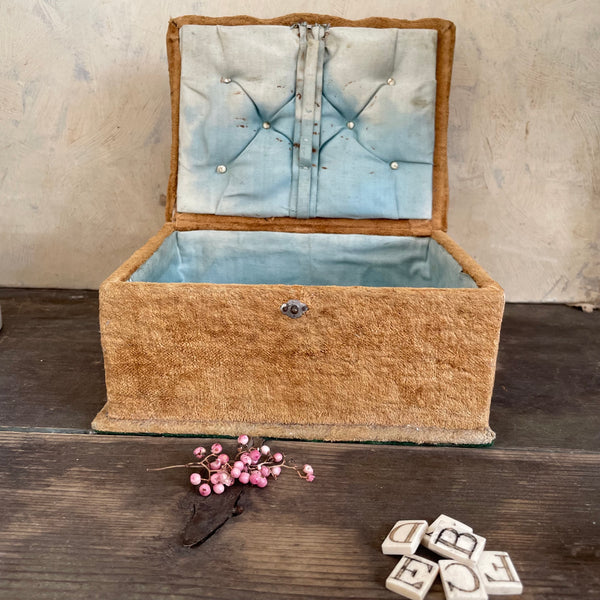 Antique Velvet Box
