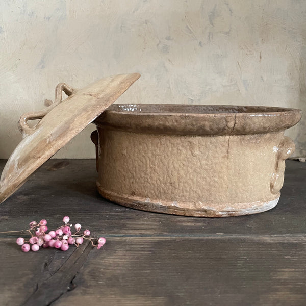 Antique French Confiture Pot