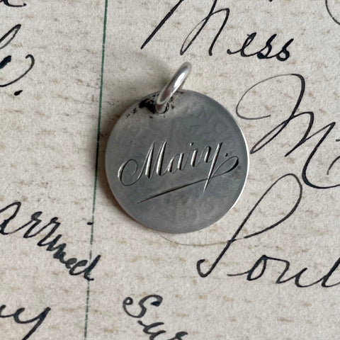 Victorian Mary Love Token Charm