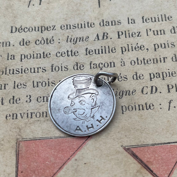 Victorian Cartoon Picture Love Token Charm