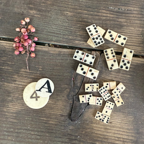 Antique Bone Dominos