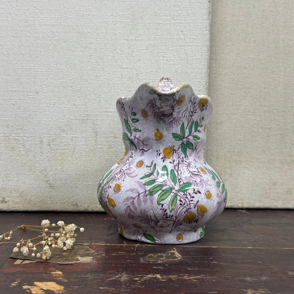 Antique Victorian Floral Jug