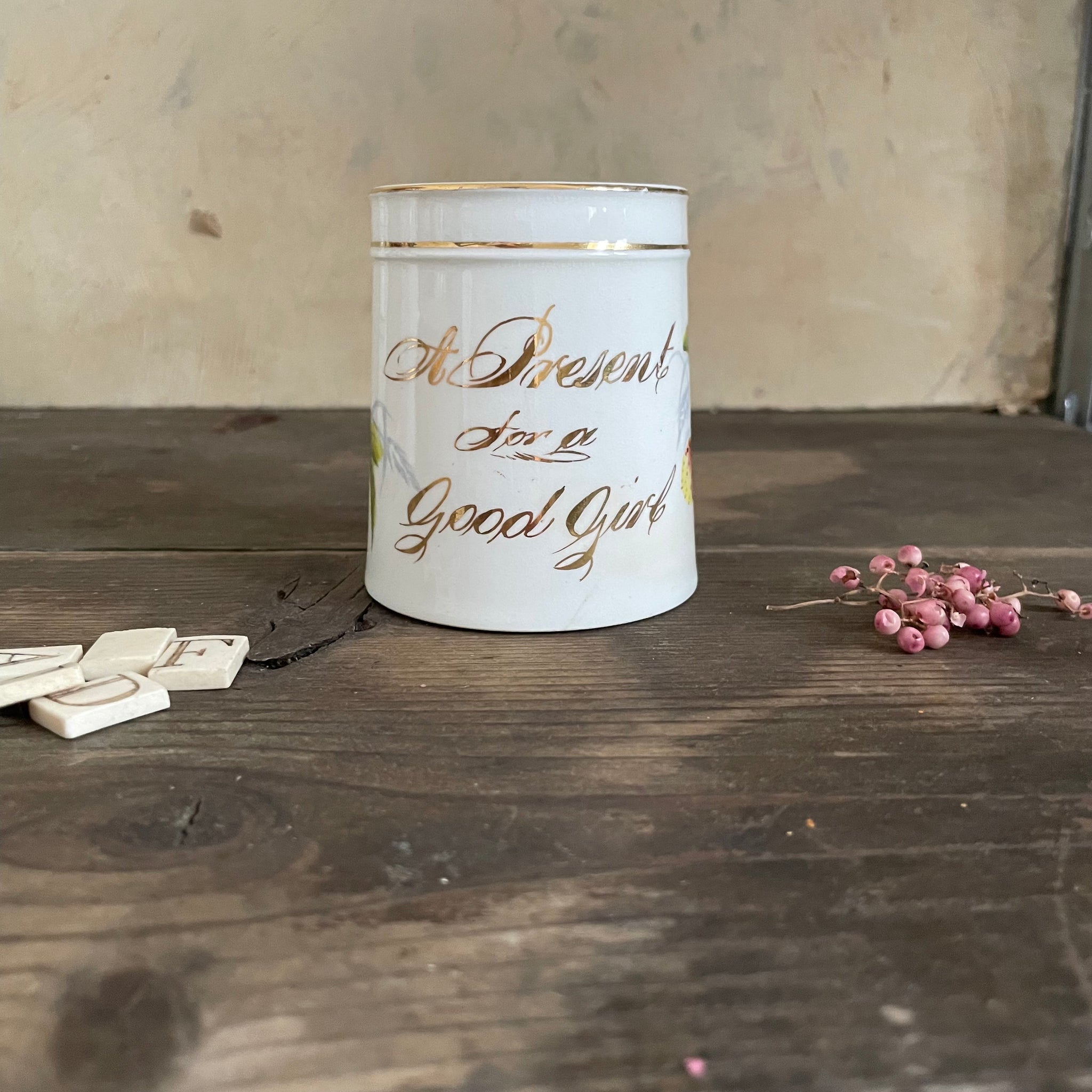 Victorian 'A Present For A Good Girl' Mug