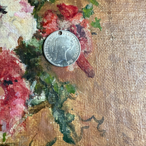Victorian L Love Token Charm