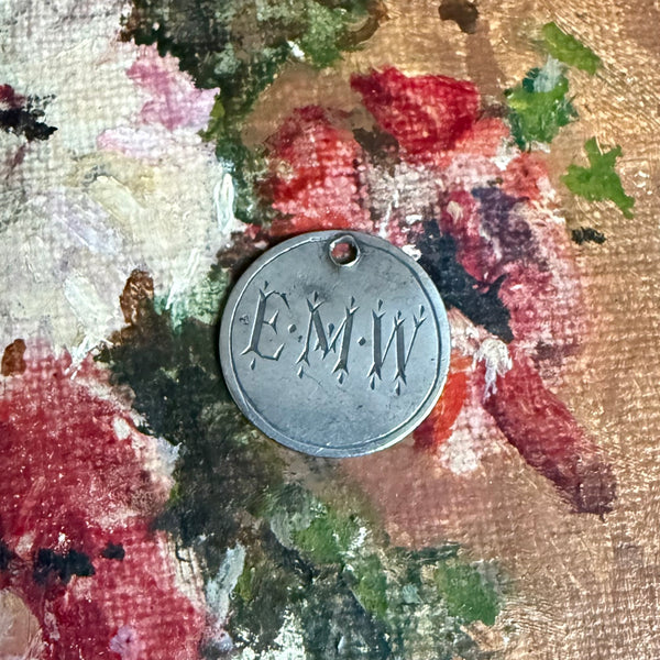 Victorian E.M.W Love Token Charm