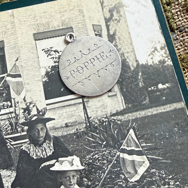 Victorian Poppie Love Token Charm