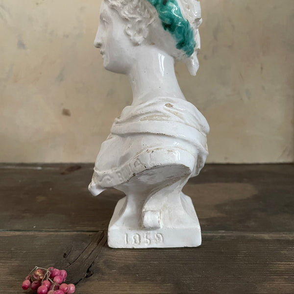 Antique Ceramic Bust