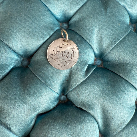 Victorian Fred Love Token Charm