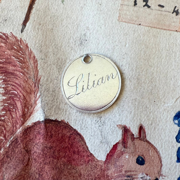 Victorian Lilian Love Token Charm