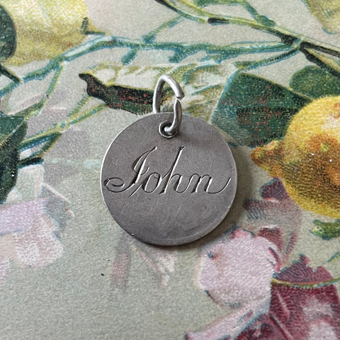 Victorian John Love Token Charm