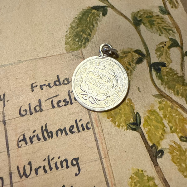 Victorian S Love Token Charm