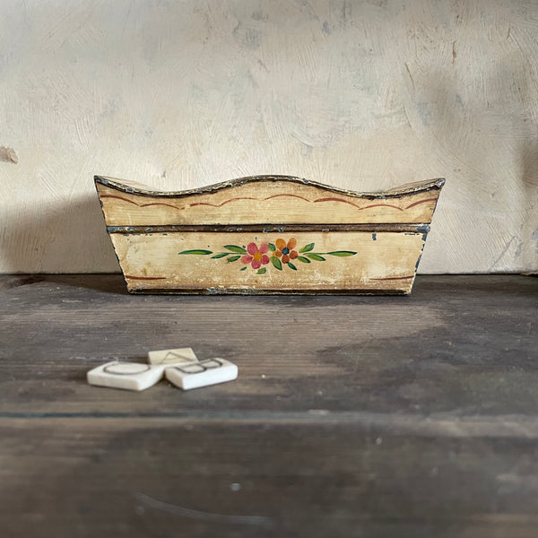 Beautiful Painted Tin Box