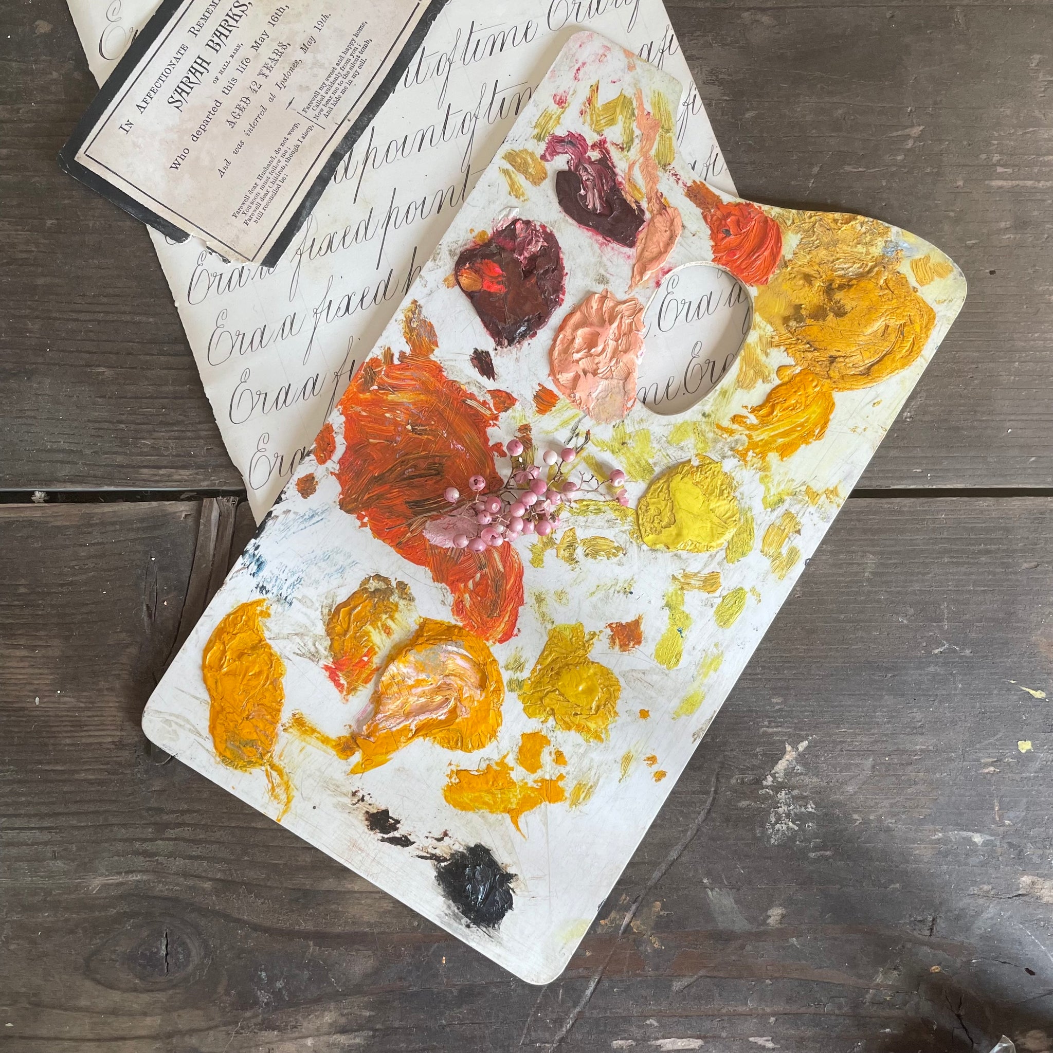 Vintage Painters Palette