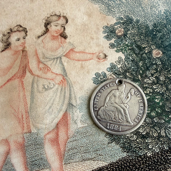 Victorian Fred Love Token Charm