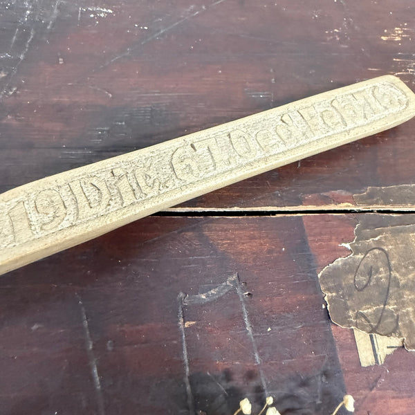 Vintage Carved Handle Spoon