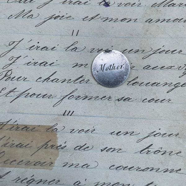 Victorian Mother Love Token