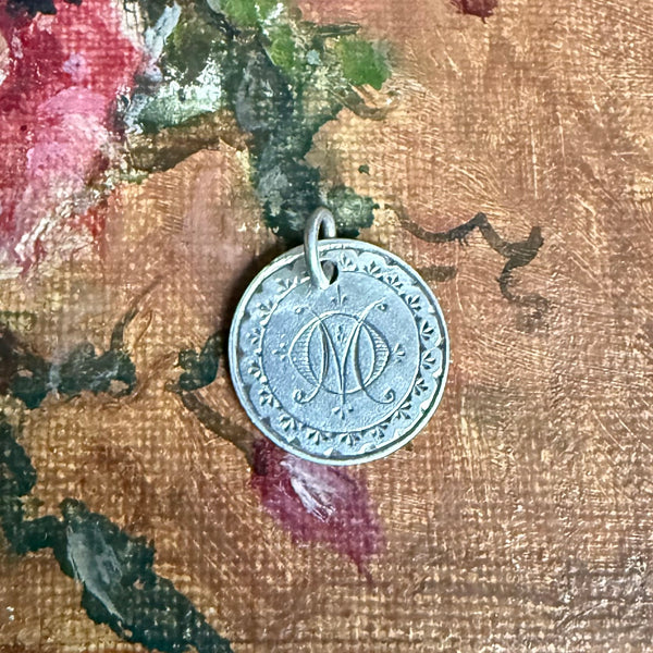 Victorian OM/MO Love Token Charm