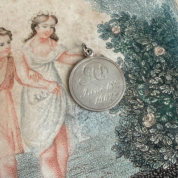 Victorian AD Love Token Charm