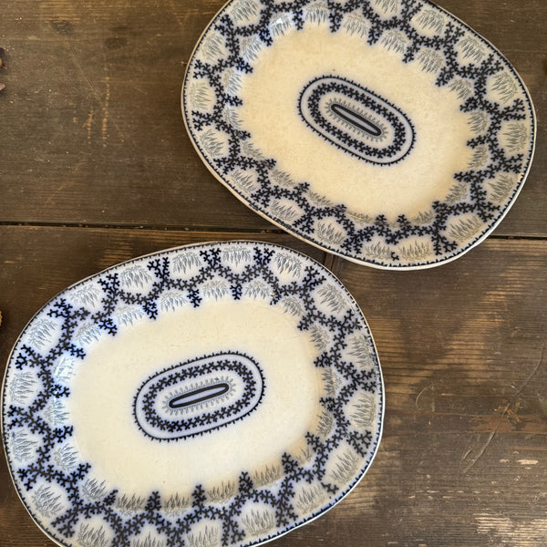 RESERVED. Antique Transferware Plate