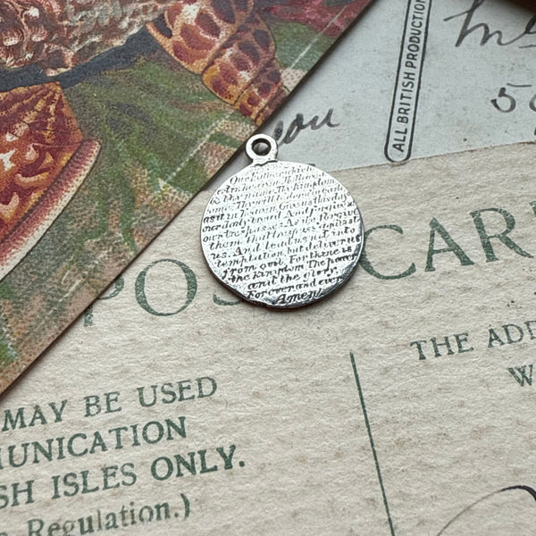 Victorian Lords Prayer Love Token Charm