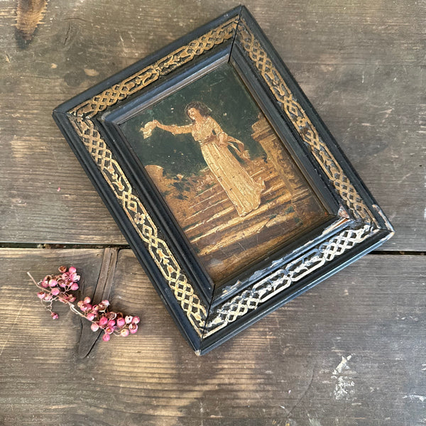 Antique Painting on Wood