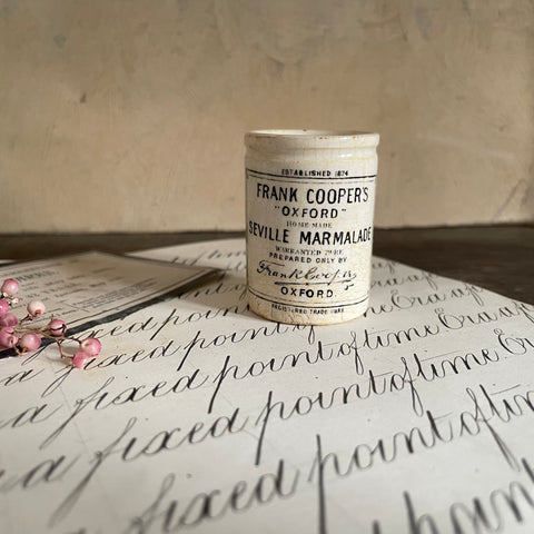 Antique Miniature Frank Coopers Marmalade Pot