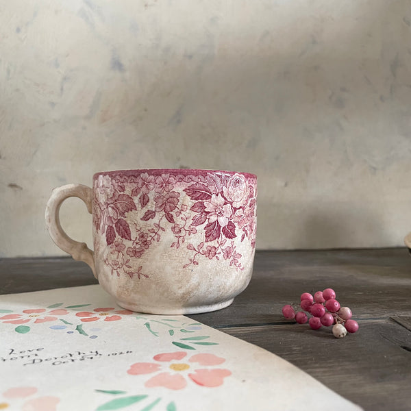 Antique French Beautifully Stained Cup