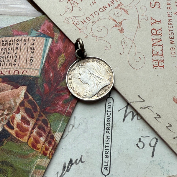Victorian Lily Love Token Charm