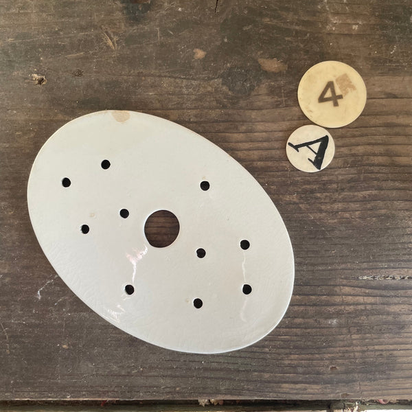 Antique Oval Draining Plate