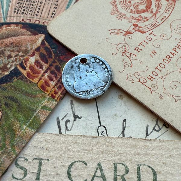 Victorian Pa Love Token Charm