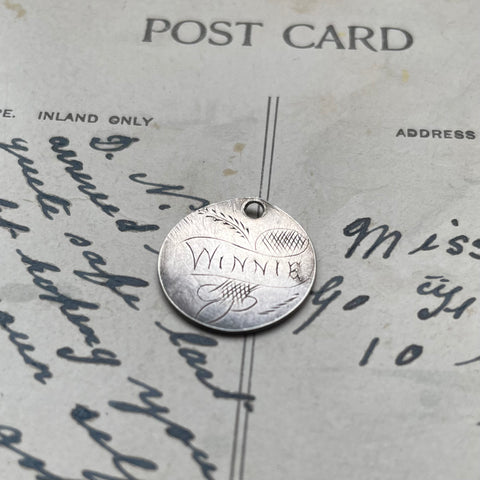 Victorian Winnie Love Token Charm