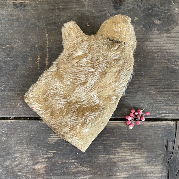 Antique Beautiful Bear Hand Puppet