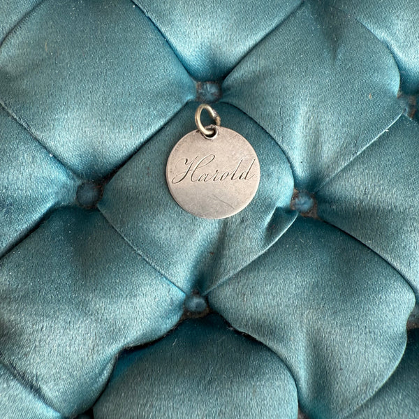Victorian Harold Love Token Charm